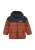 s.Oliver Winterjas  marine / lichtgrijs / roestrood