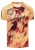 T-shirt met logo-print en knoopsluiting