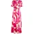 Faina Jurk Dames Roze Veelkleurig