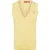 Puma Geborduurde Logo Gebreide Mouwloze Vest Top Dames/Dames (Geel)