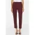 VILA relaxed fit cropped broek – donkerrood