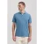 Dstrezzed Ds_bowie V- Neck Polo Aegean Blue Aegean Blue
