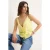 TRENDYOLMİLLA Dames Geel Effen Mouwloos Regular fit Blouses