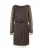 WE Fashion Cocktailjurk  goud / zwart