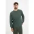 Merso Merino Crew Neck 100% Merino Fernstone Green