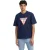 Guess Iconisch T-shirt voor heren, in jeansstijl (Oceaan Blauw)