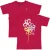 QPI T-shirt met backprint rood