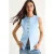 Aangesloten Mouwloze Knopsluiting Vest met Polokraag