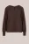 WE Fashion – Dames blouse – Regular fit – Donkerbruin –