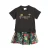 ADIDAS ORIGINALS Jurk ‘Adidas Originals x Liberty London’  goud / smaragd / rood / zwart
