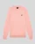 Lyle & Scott Katoenen Merino Ronde Hals Trui – Roze