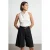 Getailleerde Mouwloze Blouse met Ceintuurlijn