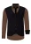 Shirt with vest and tie set of 3