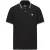 Pretty Green Heren Barton Korte Mouwen Polo Shirt (Zwart)