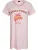 Zizzi Nachthemd ‘Mally’  bruin / kastanjebruin / cognac / pastelroze