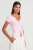 Slim Fit V-hals Knopenblouse