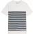 Lyle & Scott Heren-T-shirt met Bretonse strepen (Wit)