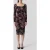 GUESS Holly Ls Drapep Dres Floral Paisley Black