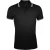 SOLS Heren Pasadena Poloshirt (Zwart/Wit)