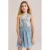 WE Fashion one shoulder jurk met pailletten zilver