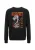 Oldskull Sweatshirt ‘Xtreme Tattoo Tiger Skull’  mosterd / rood / zwart