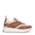 Liu Jo Maxi Wonder 97 BIS leren sneakers bruin/beige