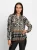 heine Blouse  lichtbruin / zwart / wit