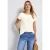 Street One Dames Basic shirt met print in Wit