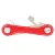 Keykeepa Sleutelhanger ‘Leather ‘  rood
