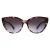 Emporio Armani Cat Eye Vrouwen Glanzend Roze Havana Grijs Verloop EA4162