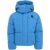 Looxs Revolution Bomber hooded winterjas blue voor meisjes in de kleur