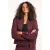 DIDI Dames Bomber Luna Burgundy Press jacquard