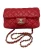 Chanel Classic Double Flap Klein Rood Lamsleer Goud