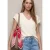 Street One Dames Shirt met overhangende schouders en V-hals in Wit