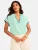 love & roses Shirt  aqua / donkerblauw / geel