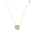 Zeshoekige hangers – Goud en kristal