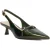 Dune Verdient Dames Groene Puntige Slingback Schoenen