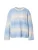 Monki Trui  lichtblauw / offwhite