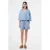 Modström regular waist short light blue denim