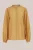 WE Fashion – Dames blouse met structuur – Regular fit – Mosterdgeel –