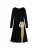 Desigual Jurk  ecru / mosterd / zwart
