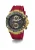 GUESS Analoog horloge ‘IGNITE’  goud / olijfgroen / rood