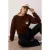 TRENDYOLMİLLA Dames Bruin Dierenprint Lang Regular fit Sweatshirts
