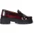 Summum Woman Shiny Leather Loafer With Rubber Sole Cassis