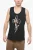 Geborduurd FLEUR-DE-THUNDER tanktopje in zwart
