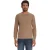No Excess Pullover crewneck slub light brown