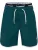 Hummel Zwemshorts  petrol / zwart / wit
