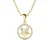 Kreeft Zodiac Hangers – Goud en Kristal