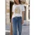 Street One Studio Dames Shirt met ronde hals en frontprint in Wit