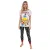 Disney Sneeuwwitje-pyjama voor dames, wit-zwart